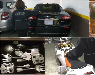 AFIP secuestró una Maserati valuada en 120 mil dólares y una moto KTM en 30 mil.