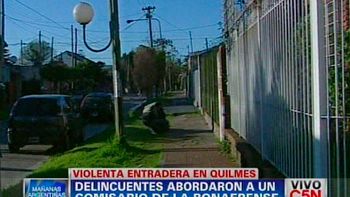 un comisario de la bonaerense resistio a los tiros una entradera un comisario de la bonaerense resistio a los tiros una entradera