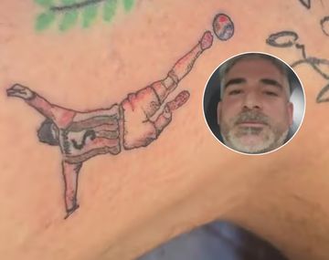 Un fanático se tatuó el quite de Leandro Paredes ante Egipto&nbsp;