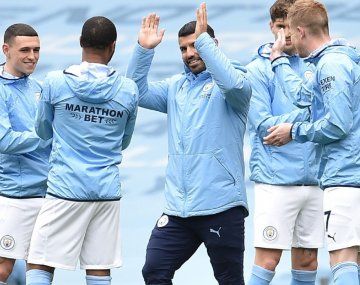 Kun Agüero habló en su despedida del Manchester City: Podría haber hecho un poco más