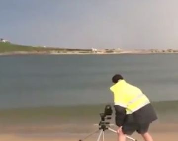 Le cayó un rayo al lado