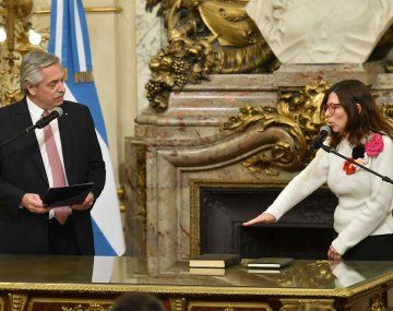 El mensaje de Alberto Fernández tras la jura de Silvina Batakis