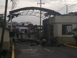 Atentado en Colombia: así quedó el cuartel militar atacado con una moto bomba