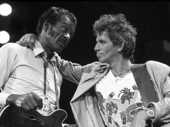 Maestro y alumno: Chuck Berry y Keith Richards