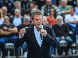 Habló Massa en el acto de la CGT: Lo peor ya pasó