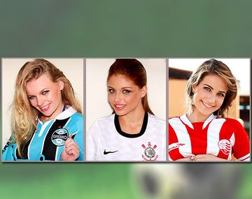 Eligen a la mujer más linda del fútbol brasileño en 2012