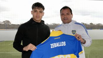 Exequiel Zeballos extendió su contrato con Boca. Exequiel Zeballos extendió su contrato con Boca.