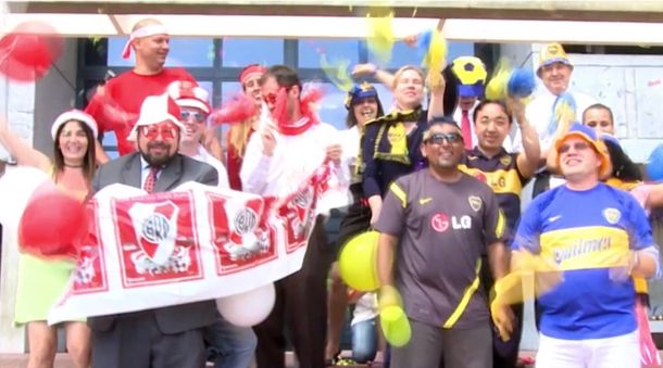 La fiebre del Superclásico llegó a la embajada de Estados Unidos