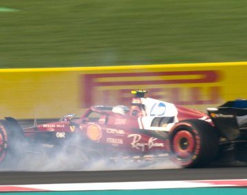 Impresionante trompo y choque de Hamilton en la Práctica Libre 3 del GP de Abu Dabi