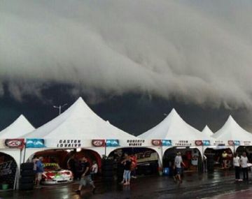 El autódromo de Entre Ríos, bajo un temporal