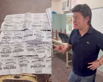 El polémico video de Almiron dentro del cuarto oscuro en plena elección