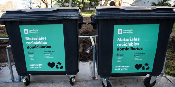 El aumento de material reciclado en Montevideo creció un 175%.