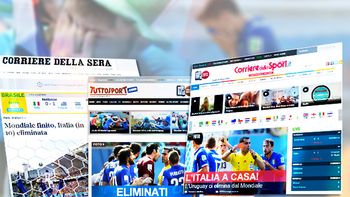 los medios italianos lamentan una nueva eliminacion del mundial los medios italianos lamentan una nueva eliminacion del mundial