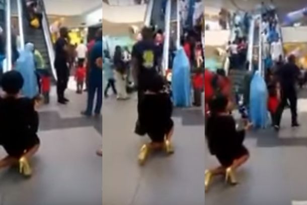 VIDEO: Se arrodilló, le pidió casamiento a su novio y él la rechazó adelante de todos