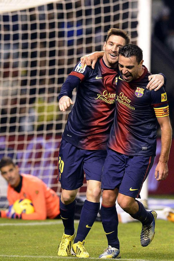 Messi cerró su año récord con otro gol para un Barcelona invicto