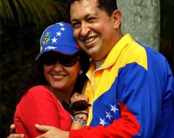 Hugo Chávez y Rosa Virginia