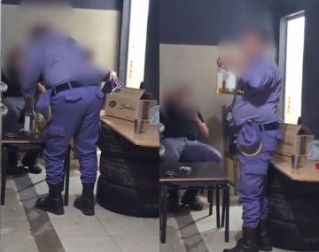 Escándalo en Chaco: descubren a tres policías tomando alcohol en una comisaría