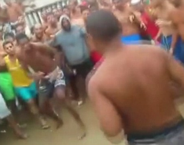 Las peleas sólo terminan cuando alguno de los dos píerde el conocimiento