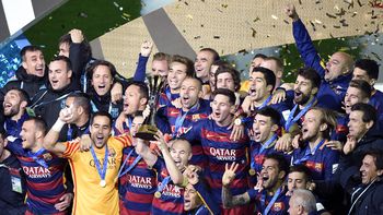 el triunfo del barcelona ante river, en imagenes el triunfo del barcelona ante river, en imagenes