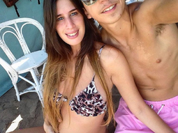 Noya, de 23 años, será papá en agosto