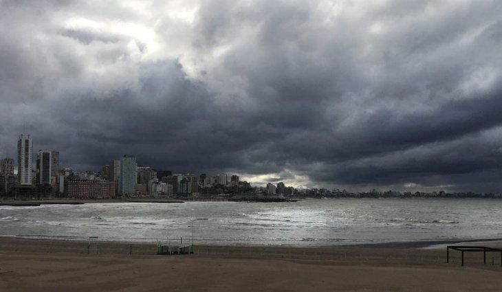 Alerta naranja por tormentas fuertes y granizo para Mar del Plata y la Costa Atlántica