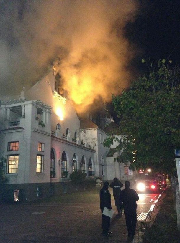 Se incendió la sede San Martín del club GEBA