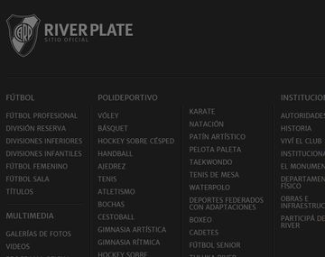 El canal de River en You Tube se encuentra cancelado