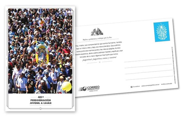 De Luján a Plaza San Pedro: los peregrinos podrán enviarle gratis una postal al Papa Francisco