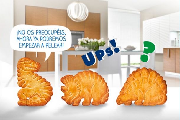 Un tuit consiguió que las galletitas de dinosaurios puedan pelearse