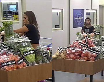 Hacen lo que quieren: el changuito con cosas ricas de Julieta y Nacho