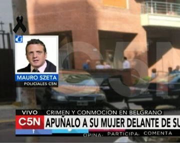 Horror en Belgrano: mató a puñaladas a su mujer frente a  su hijo de 9 años