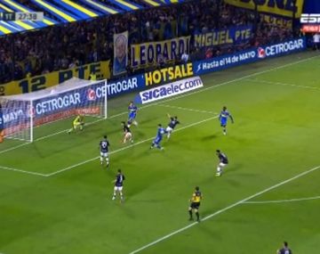 No podés: el increíble gol que erró Payero en Boca-Belgrano