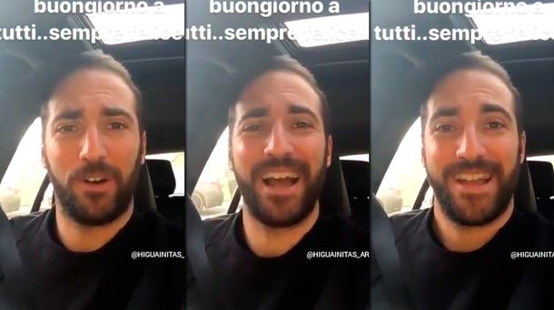 A puro cuarteto: Gonzalo Higuaín mostró su talento oculto en las redes