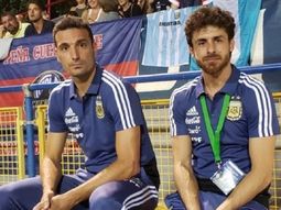 Lionel Scaloni y Pablo Aimar