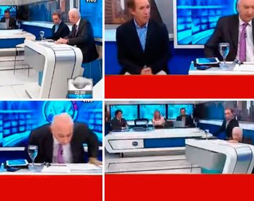 ¿Le pegó Samid? El accidente de Mauro Viale en pleno noticiero