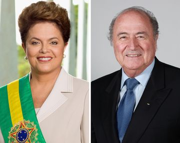 Cruce mundial: Dilma contestó a las críticas de Blatter