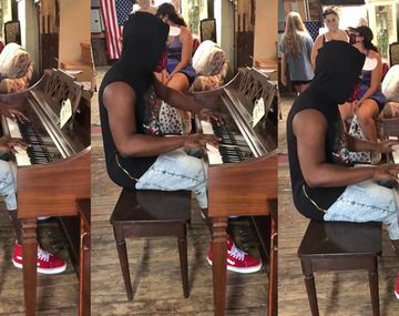 VIDEO: Tocó un piano de U$S 200
