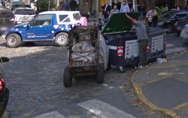 Encontraron armas en un contenedor que erna parte de expedientes