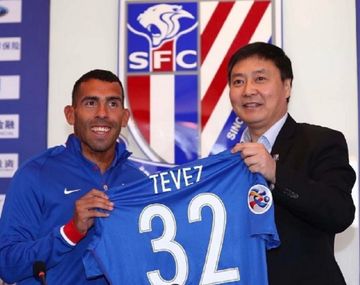 Las duras palabras del presidente del Shanghai Shenhua para Carlos Tevez