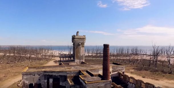 VIDEO: La ciudad turística que quedó bajo el agua filmada desde un drone