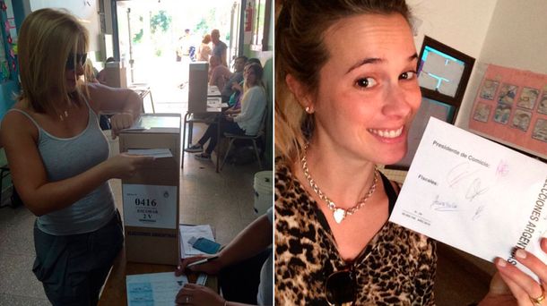 Así votan los famosos en el histórico balotaje: mirá sus experiencias en las redes