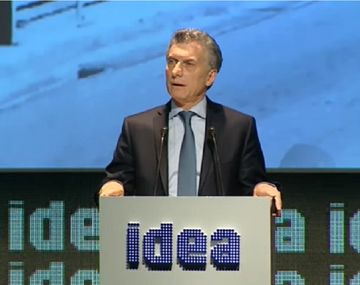 Mauricio Macri abrió el N°52 coloquio Idea.