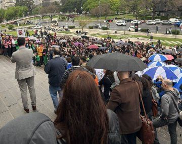 Asamblea en la facultad de Derecho de la UBA.