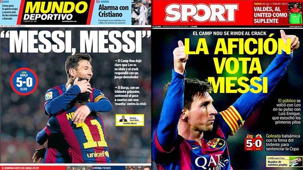 El Camp Nou habló y se inclinó a favor de Messi