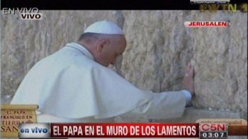 el papa francisco realizo una visita historica al muro de los lamentos el papa francisco realizo una visita historica al muro de los lamentos