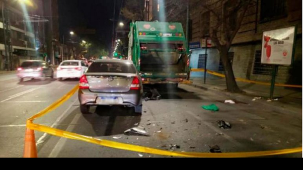 Le amputaron una pierna a un recolector de residuos atropellado por un auto