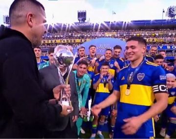 El gesto de Riquelme con la Sub-20 de Boca tras ser campeones