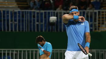 del potro y machi gonzalez, eliminados por la dupla espanola nadal y marc lopez del potro y machi gonzalez, eliminados por la dupla espanola nadal y marc lopez