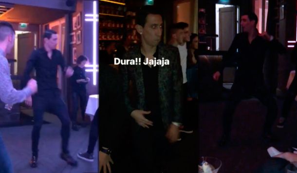 El bailarín Di María: así se mueve en la pista el jugador de la Selección