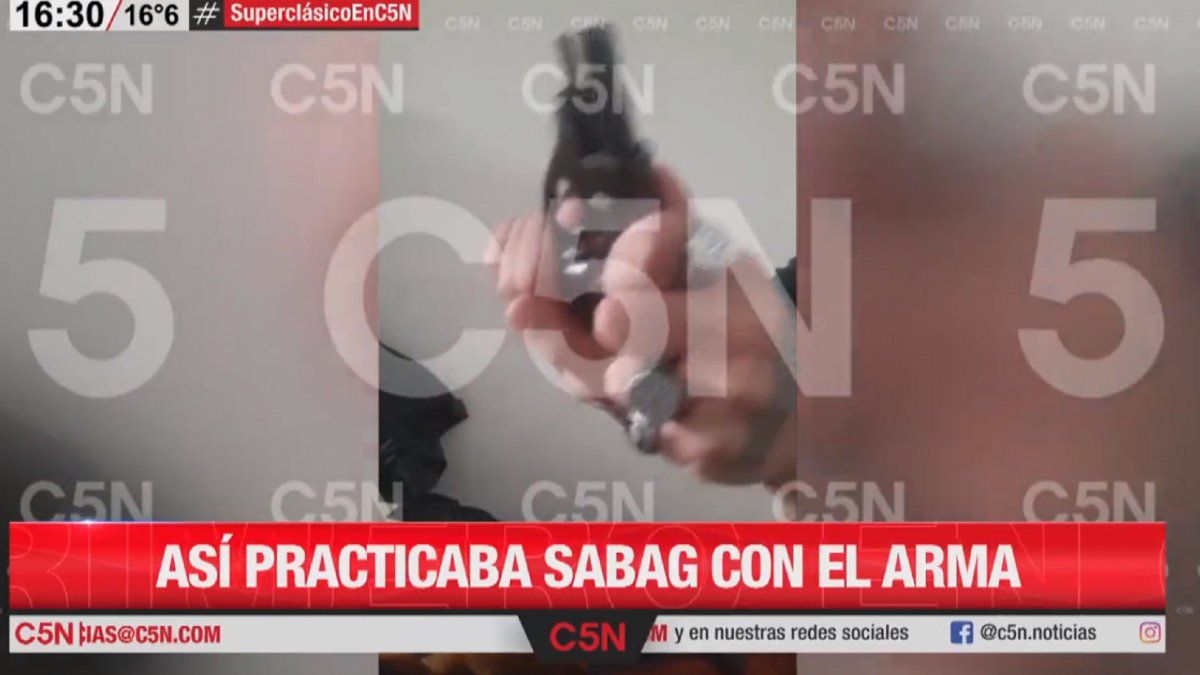 Imágenes Del Celular De Sabag Montiel Así Practicaba Con El Arma En La Previa Al Atentado 0556